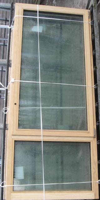 accoya houten raam , chassis , venster , kozijn 110 x 270, Doe-het-zelf en Bouw, Raamkozijnen en Schuifdeuren, Inclusief glas