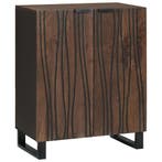 vidaXL Dressoir Walnotenhout 60 x 33,5 x 75 cm Massief Mango, Huis en Inrichting, Kasten | Dressoirs, Verzenden, Nieuw