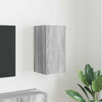 vidaXL TV Wandkast 30 x 31 x 60 cm Grijs Sonoma Bewerkt hout, Verzenden, Nieuw