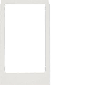 Grand cadre angulaire en plastique blanc polaire brillant -, Verzenden