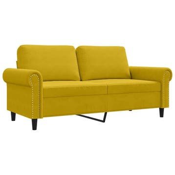 2-zitsbank geel | Retour deal | Snel weg = plezant, Overige materialen, Verzenden, Tweepersoons, 75 tot 100 cm