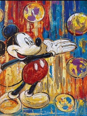 Nguyn V L - Mickey 16 Vintage 60 80 cm - No Reserve