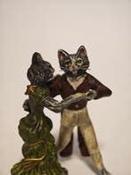 Franz Bergman Style - sculptuur, Viennese Bronze - Dancing