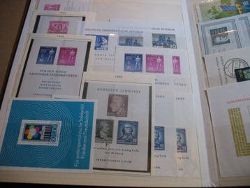 Duitse Democratische Republiek (DDR) - Blokken en, Postzegels en Munten, Gestempeld