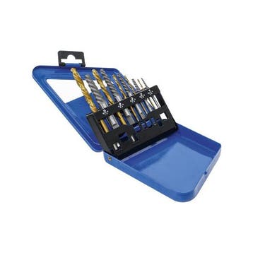 Linkse tapset met boren 10-delig (Tappen, Gereedschap), Verzenden