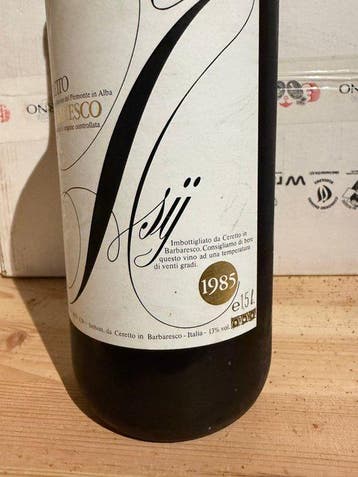 1985 Ceretto Asili - Barbaresco - 1 Magnum (1,5 L), Verzamelen, Wijnen, Nieuw