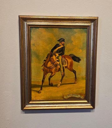 Italiaanse school (XX) - Ritratto di carabiniere a cavallo