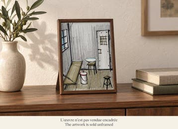 Bernard Buffet (1928-1999) - La cellule (hommage à Camus)