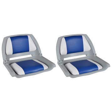 vidaXL Bootstoelen 2 st inklapbare rugleuning 41x51x48 cm, Watersport en Boten, Verzenden, Nieuw