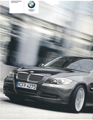 2006 BMW 3 SERIE SEDAN INSTRUCTIEBOEKJE FRANS