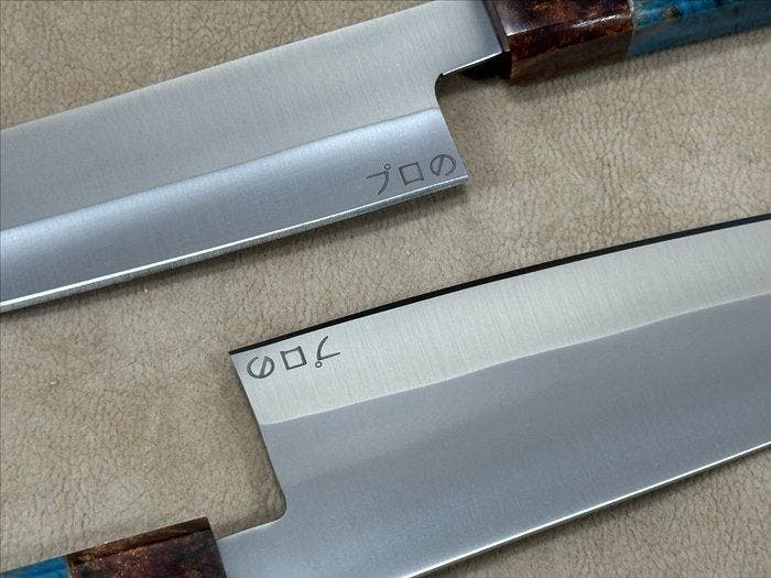 Keukenmes - Chefs knife - Professionele Japanse D2-staal, Antiek en Kunst, Antiek | Keukengerei