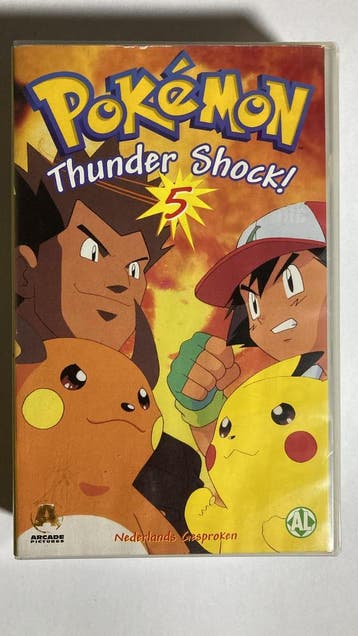 POKÉMON VOL 5: THUNDER SHOCK (VHS), Cd's en Dvd's, Gebruikt