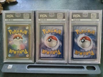 Pokémon - 3 Graded card #339, #172, #248 Foil, Illustration, Nieuw