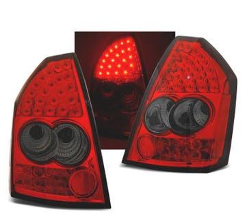 FEUX ARRIÈRE POUR CHRYSLER 300C 05-08 LED ROUGE FUMÉ, Verzenden, Nieuw