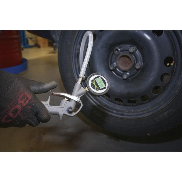 Bandenpomp digitaal | 0 – 8 bar BGS 6794 (Wielen), Auto diversen, Autogereedschap, Nieuw, Verzenden