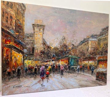 Christof Vevers (1962) - Paris ~ Porte Saint-Martin -, Antiek en Kunst