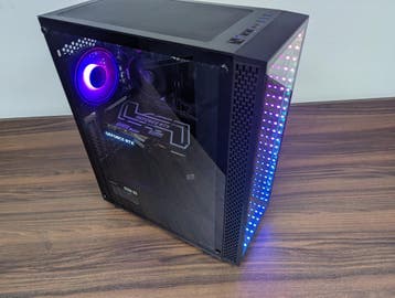 RGB Game PC Ryzen 7 5700x – RTX 3060Ti – 16gb DDR4– 500GB, Blue Monkey, Verzenden, Virtual Reality, Refurbished