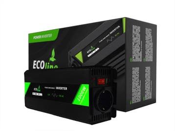 Omvormer 12V Naar 220V / 230V - 1000w  - Zuivere sinus, Verzenden, Nieuw