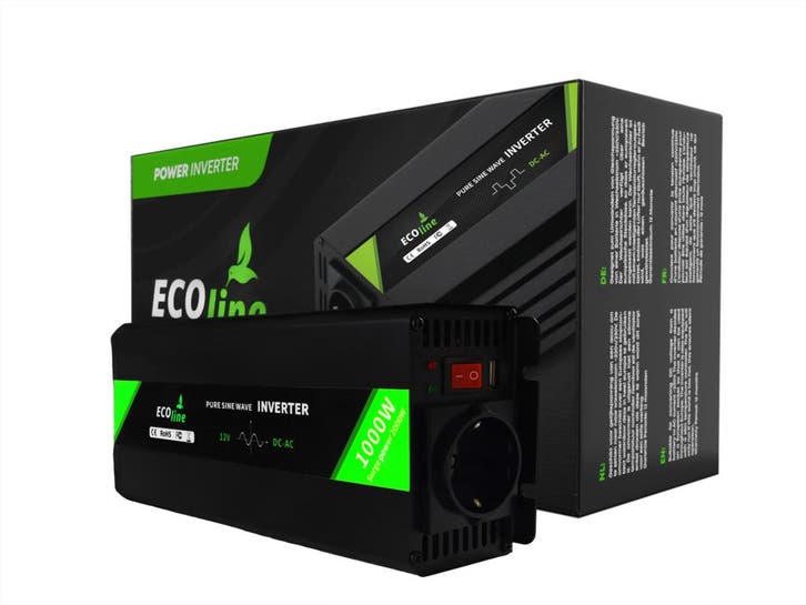 Omvormer 12V Naar 220V / 230V - 1000w  - Zuivere sinus, Autos : Pièces & Accessoires, Électronique & Câbles, Envoi