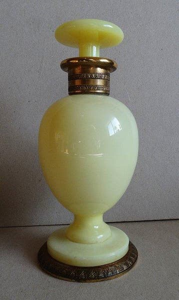 Parfumfles - Kristal - Napoleon III Opaline, Antiek en Kunst