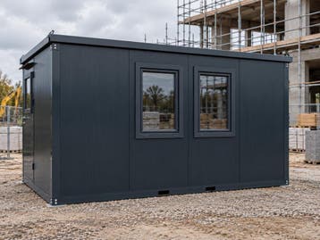 Nu op voorraad! Bouwkeet 4x2 raam rechts bij Snelbouwkantoor, Nieuw