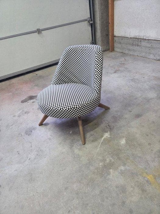 Stoel - Textiel, Hout, Metaal, Antiquités & Art, Art | Objets design
