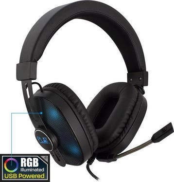 PL3321 Play Over-ear Gaming Headset met microfoon en RGB..., Verzenden, Nieuw