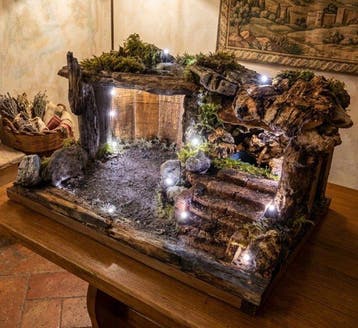 Kerststal - Hout