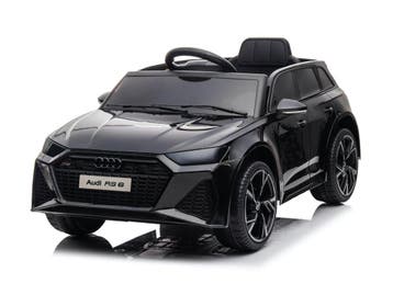 Audi RS6,12 volt elektrische kinderauto met rubberen banden,, Ophalen of Verzenden, Nieuw