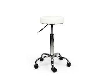 Tabouret Wit - Standaard Zithoogte