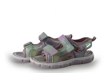 Friboo Sandalen Meisjes in maat 27 Paars, Verzenden, Jongen of Meisje, Zo goed als nieuw, Schoenen