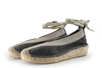 Shabbies Amsterdam Espadrilles in maat 39 Grijs, Espadrilles, Shabbies Amsterdam, Verzenden, Zo goed als nieuw