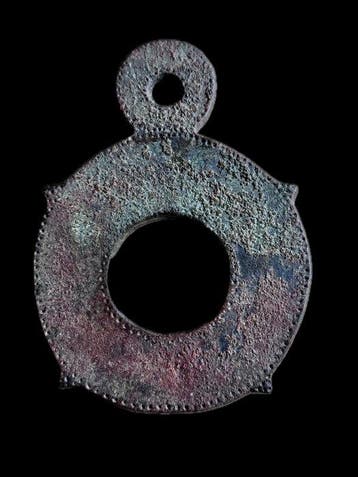 Oud-Romeins, Keizerrijk Brons Koppelingsring - 14 cm