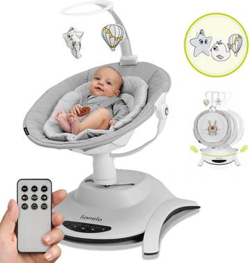Lionelo Bella Wipstoel 3in1 – Elektrisch 360° Draaibare, Verzenden