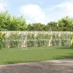 vidaXL Hondenhok 4 pcs Zilver 8 x 2 x 2 m Gegalvaniseerd, Animaux & Accessoires, Caisses pour chiens, Verzenden