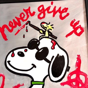 Miggie (1988) - Don’t give up!, Antiek en Kunst, Kunst | Schilderijen | Modern