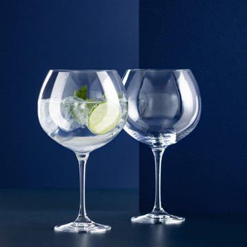 2dekans | Gin & Tonic Glazen Set van 2 – 790 ml – Elegant, Huis en Inrichting, Ophalen of Verzenden, Nieuw