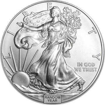 Verenigde Staten. 1 Dollar 5 x 1 oz $1 USD American Silver