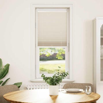 vidaXL Plisséjaloezie 40x100cm crèmekleurig, Verzenden, Nieuw