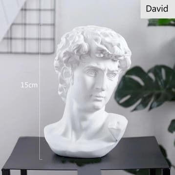 David van Michelangelo - Hoofd Standbeeld Sculptuur Decor, Verzenden