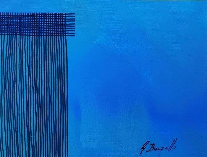 Giorgio Bergallo - PIOGGIA, Antiek en Kunst, Kunst | Schilderijen | Modern