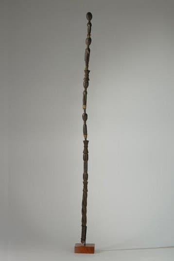 Une sculpture en bois. - Prampram - Ghana