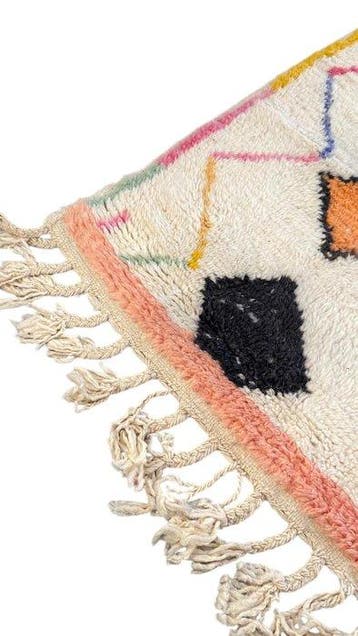 Authentiek Handgeknoopt Tapijt Uit Het Atlasgebergte -