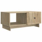 vidaXL Salontafel Sonoma Eiken 90 x 50 x 40 cm Bewerkt hout, Verzenden, Nieuw