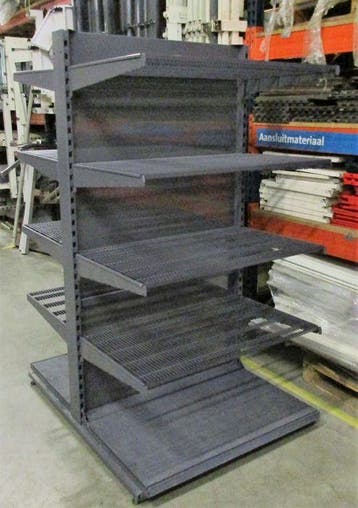 Tego Gondola Draadstelling, 100cm, donker antraciet, Nieuw in verpakking