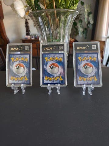 Pokémon - 3 Graded card - Électhor de Galar, Dracolosse,