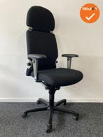 Haworth Comforto 77 met hoofdsteun - nieuwe zwarte stofferin, Ophalen of Verzenden, Stoel