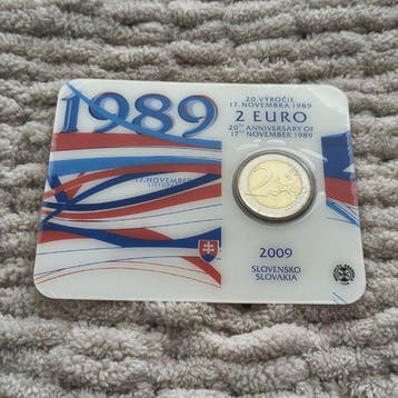 Slovaquie, Malte. 2 Euro 2009/2023 (2 coins) (Sans prix de