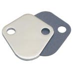 Fuel Pump Block-Off Plate, Steel, Chrome Plated, Chevy,, Ophalen of Verzenden, Nieuw