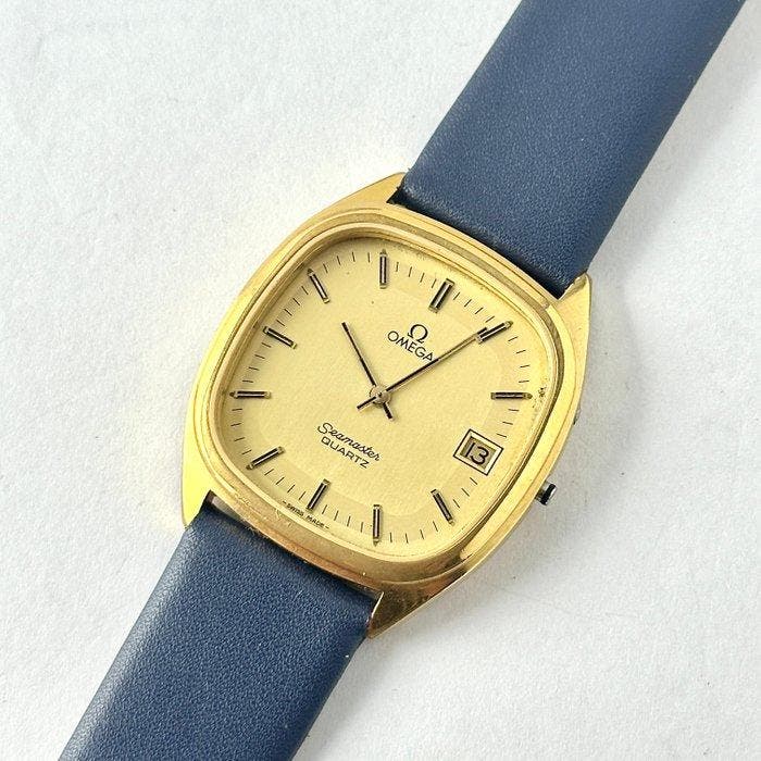 Omega - Seamaster Quartz Jumbo - Sans prix de réserve - 1377, Bijoux, Sacs & Beauté, Montres | Hommes